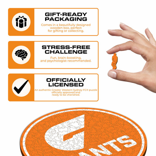 GWS Giants Logo - Wooden Puzzle