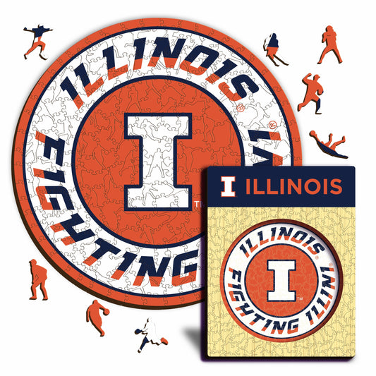 University of Illinois - Wooden Puzzle