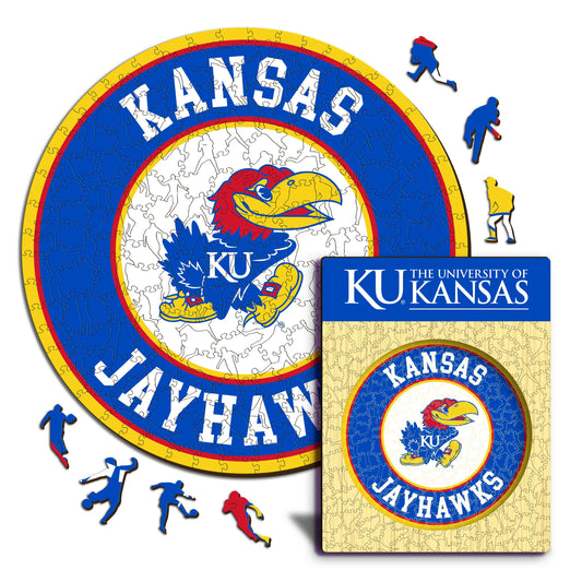 University of Kansas - Wooden Puzzle