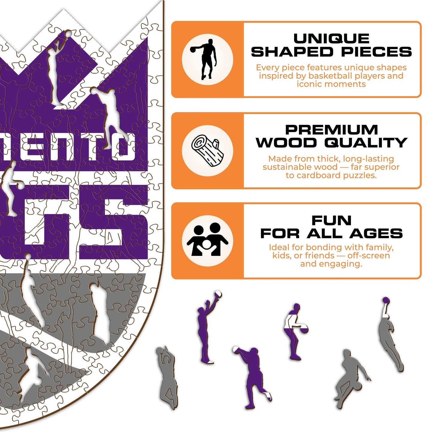 Sacramento Kings™ - Wooden Puzzle
