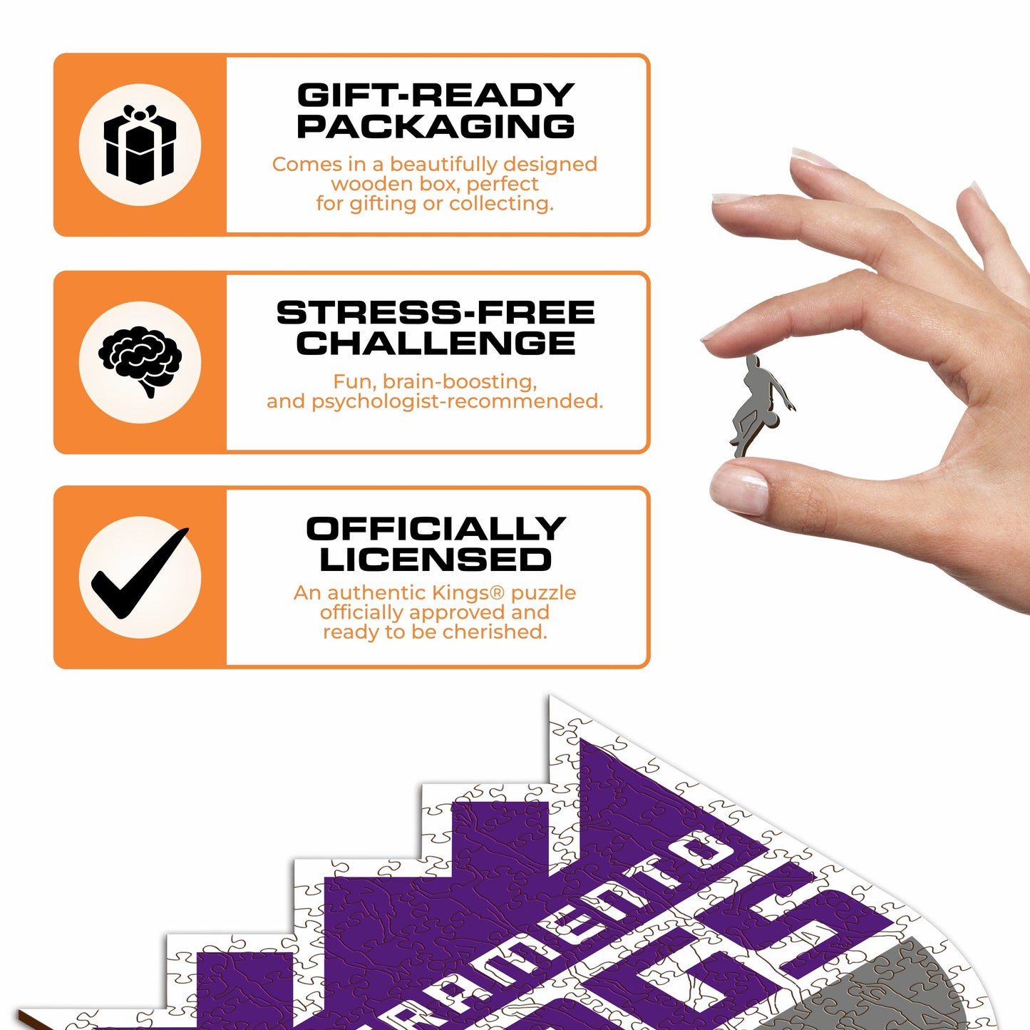 Sacramento Kings™ - Wooden Puzzle