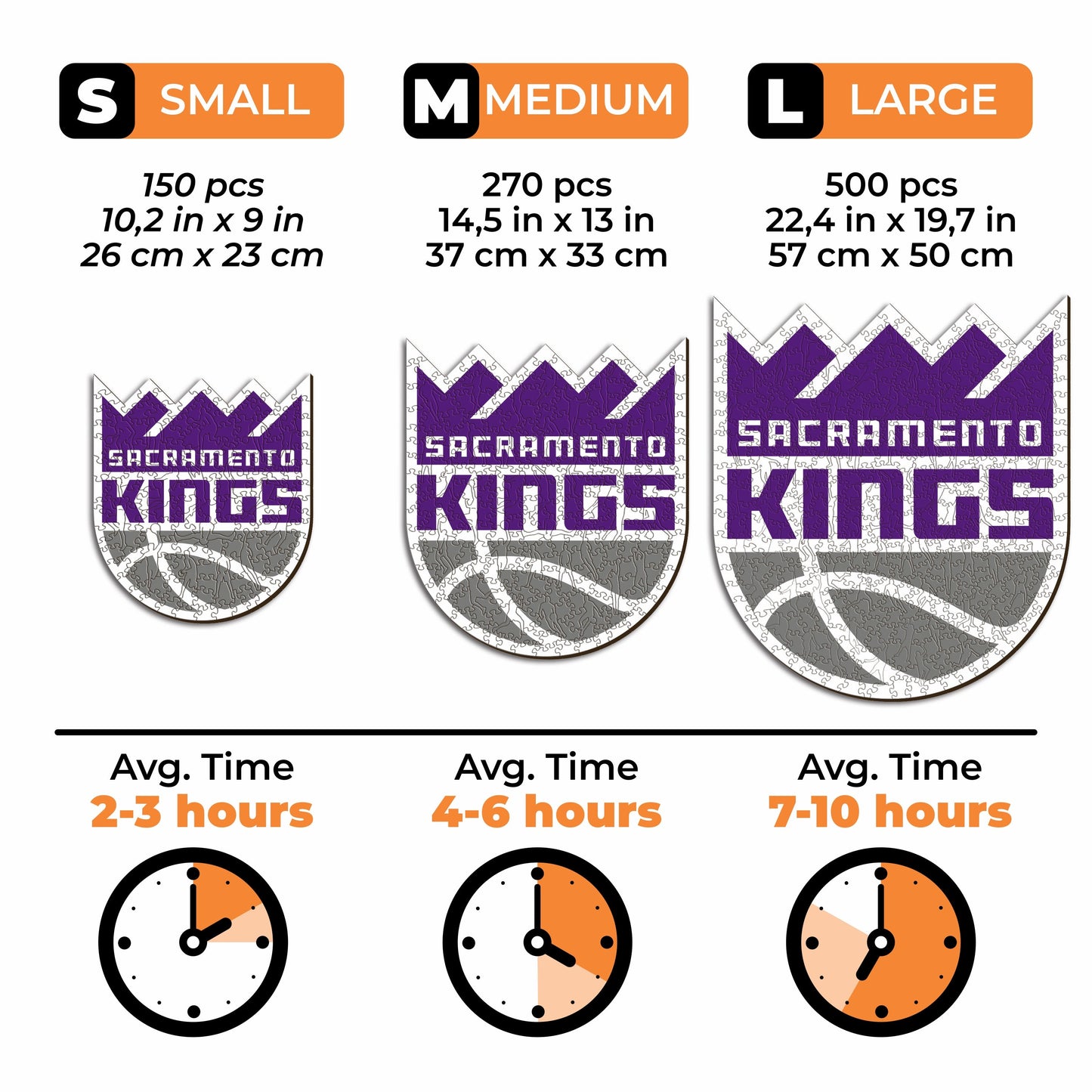 Sacramento Kings™ - Wooden Puzzle