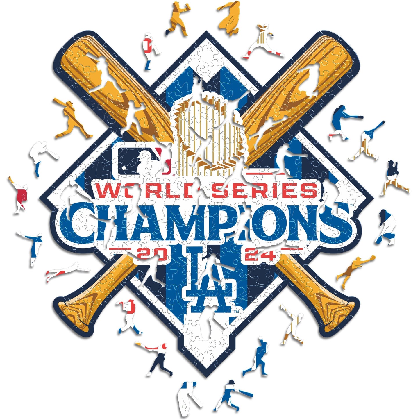 2 PACK Los Angeles Dodgers™ Logo + 2024 World Series