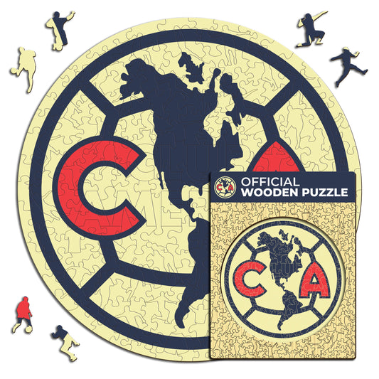 Club América® Logo - Wooden Puzzle