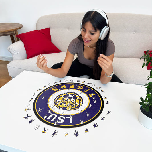 Louisiana State University - Wooden Puzzle