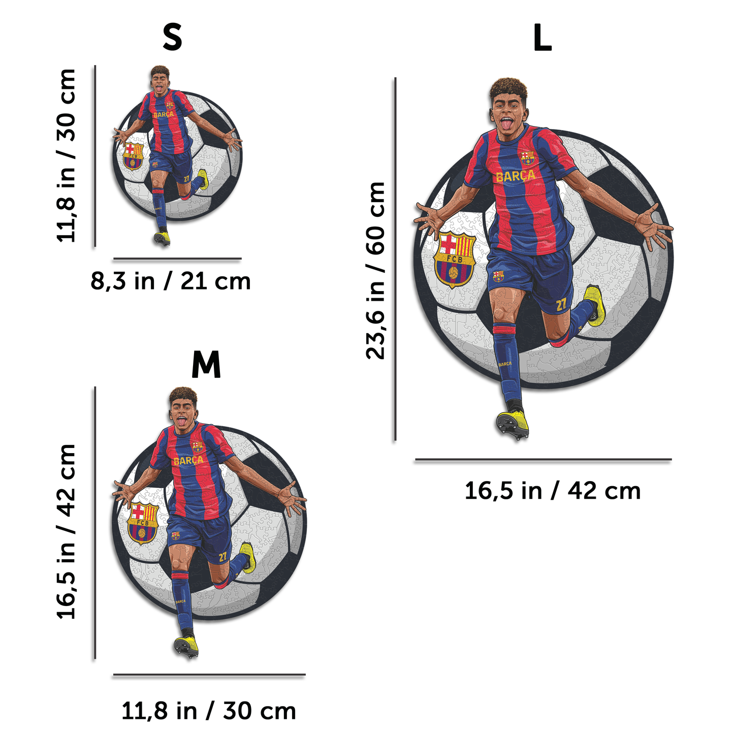 2 PACK FC Barcelona® Logo + Yamal