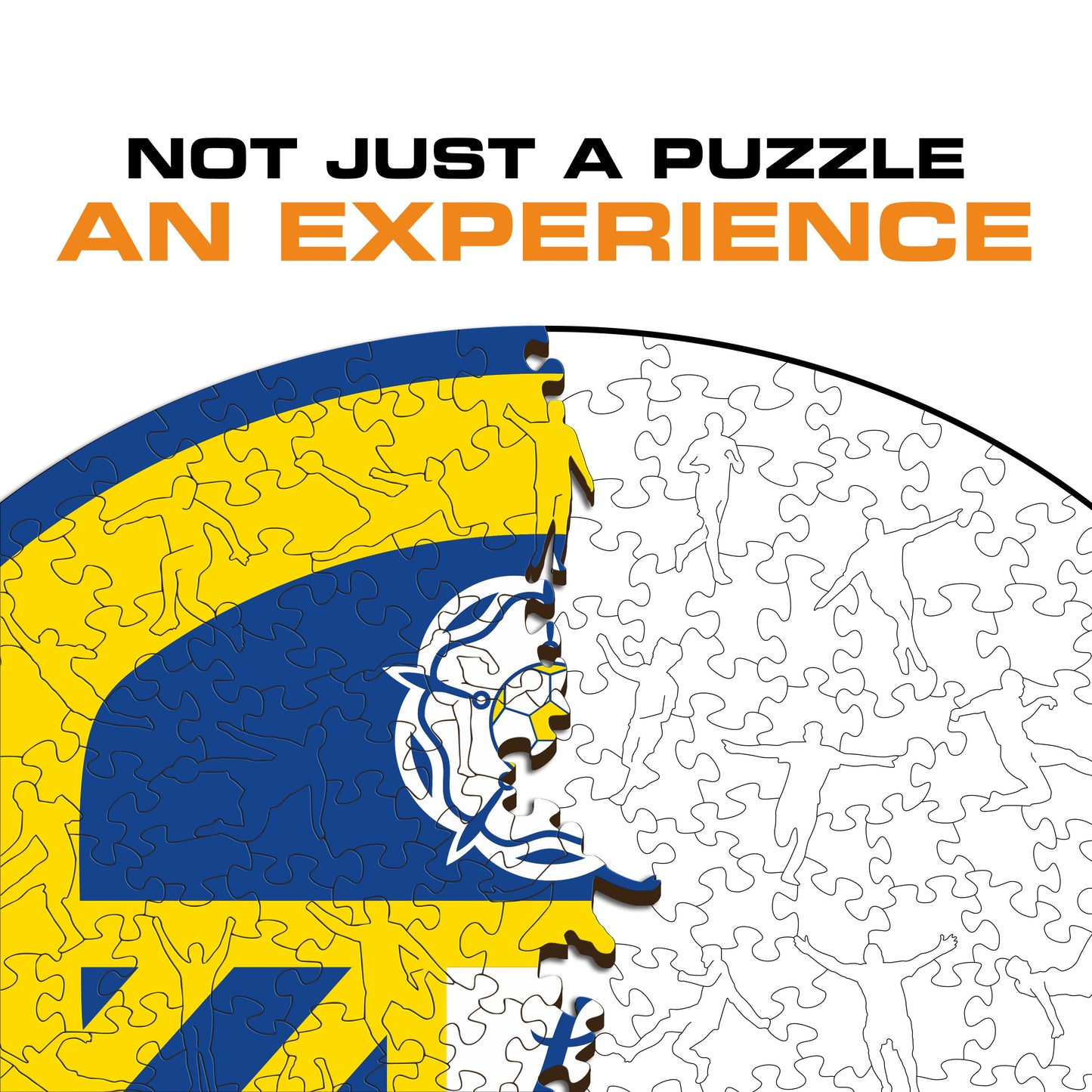Leeds United FC® Logo - Wooden Puzzle