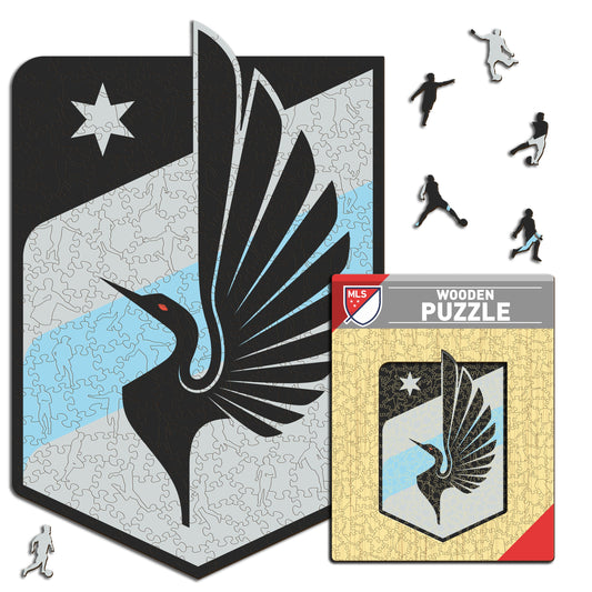 Minnesota United® Logo - Wooden Puzzle
