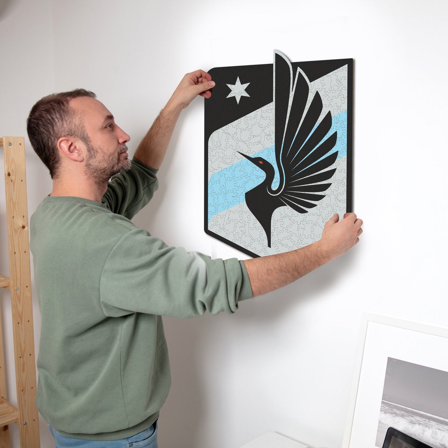 Minnesota United® Logo - Wooden Puzzle