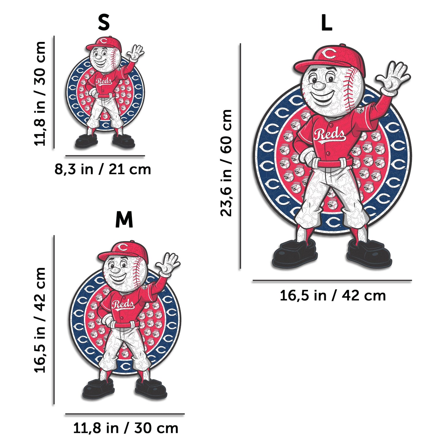 2 PACK Cincinnati Reds™ Baseball + Mascot