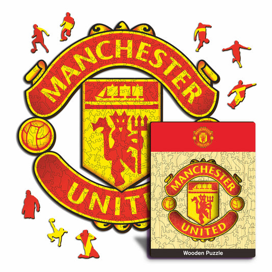 Manchester United FC® Logo - Wooden Puzzle