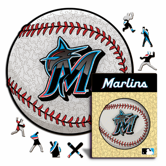 Miami Marlins™ - Wooden Puzzle
