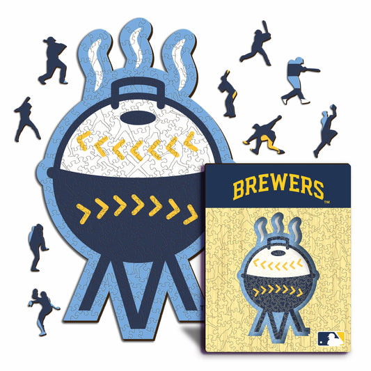 Milwaukee Brewers™ - Wooden Puzzle