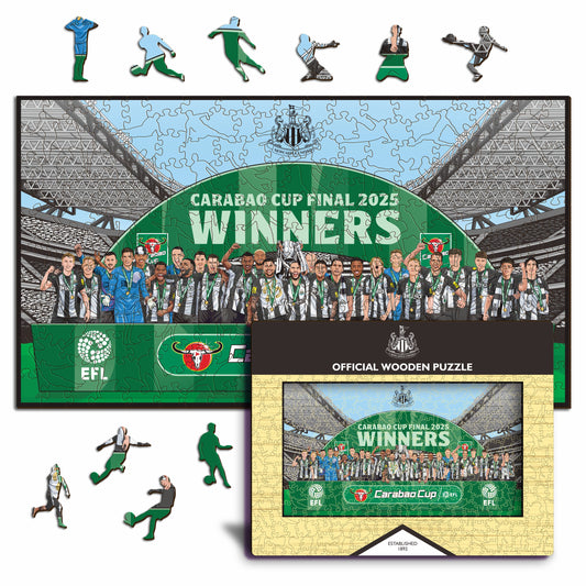 Newcastle United FC® 2024/25 Team "Carabao Cup Winners" - Wooden Puzzle