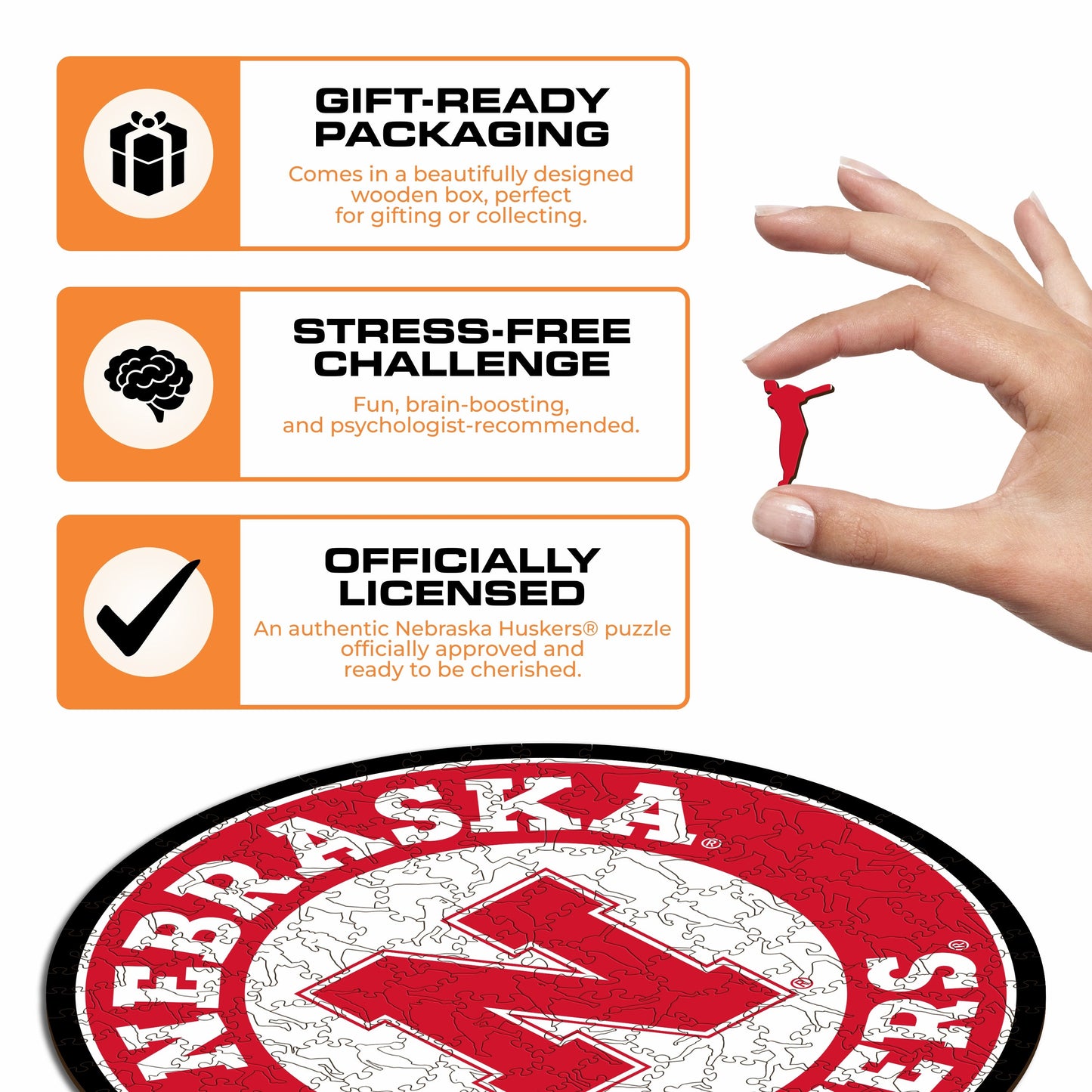 University of Nebraska - Wooden Puzzle