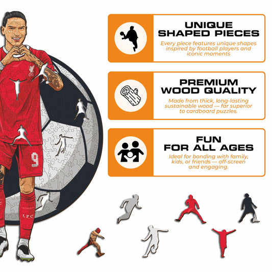 Darwin Nuñez - Wooden Puzzle