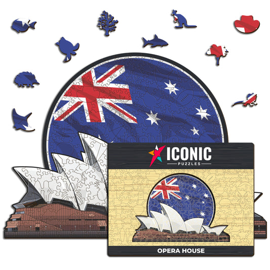 Sydney Opera House - Wooden Puzzle