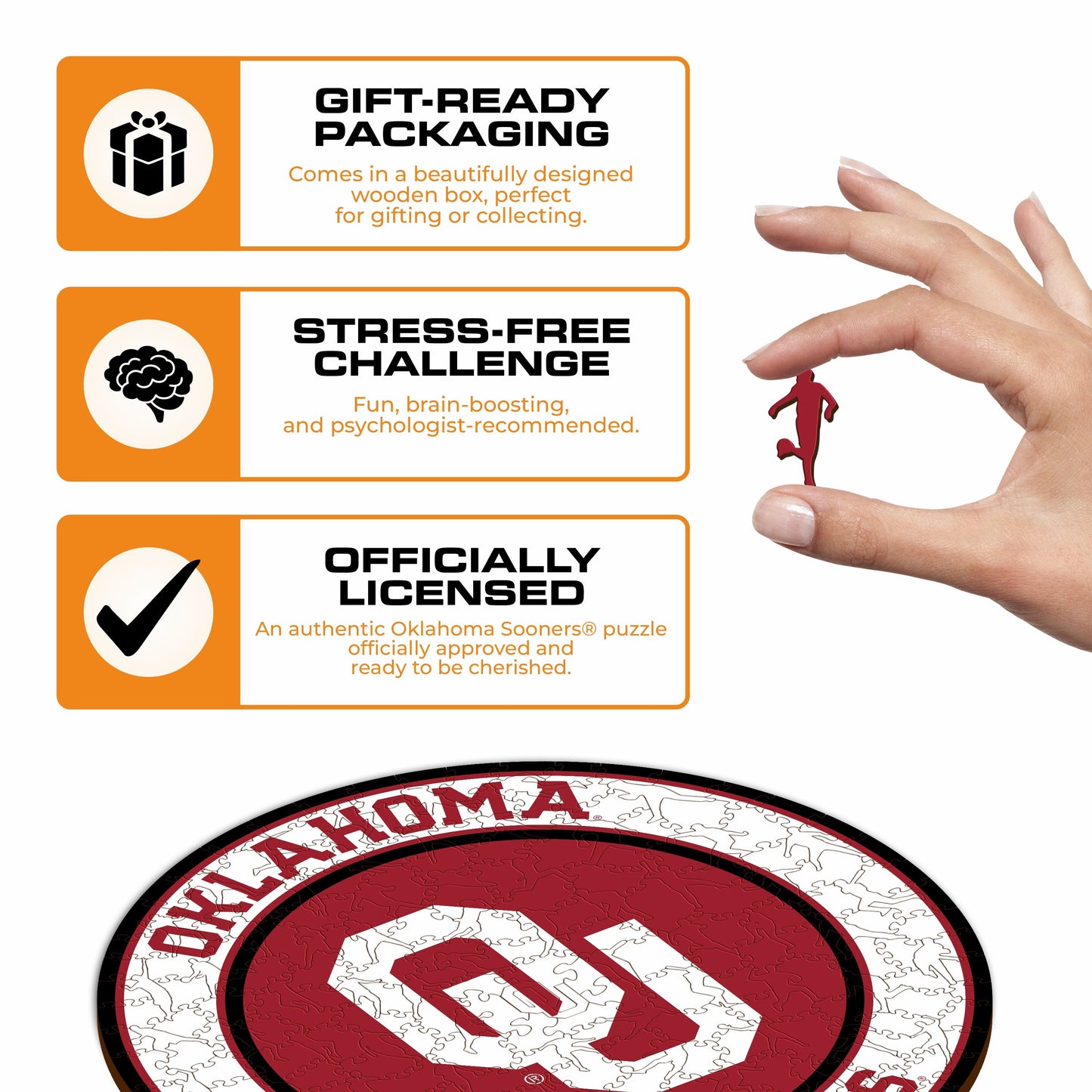 University of Oklahoma - Wooden Puzzle