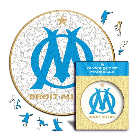 Olympique de Marseille® Logo - Wooden Puzzle