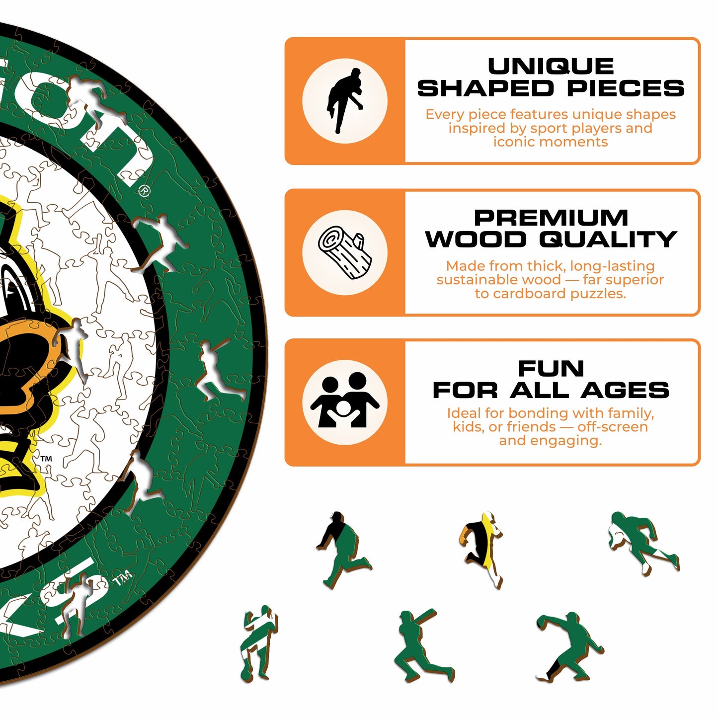 University of Oregon - Wooden Puzzle