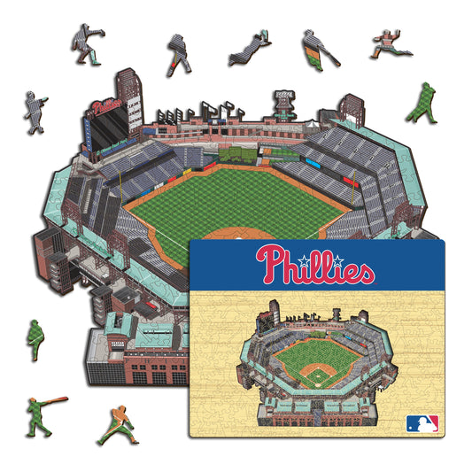 Philadelphia Phillies™ Citizens Bank Park Stadium - Wooden Puzzle