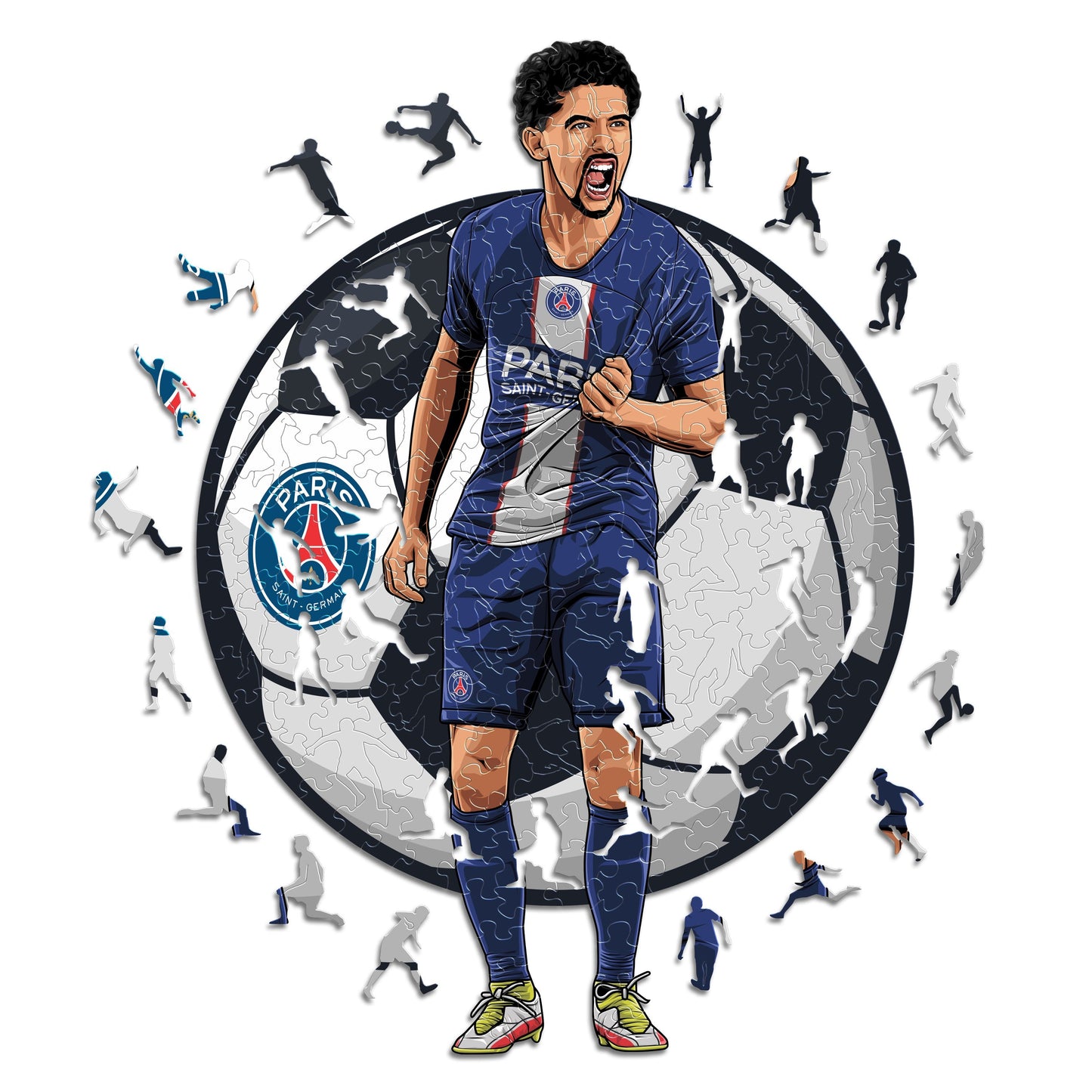 3 Soccer Puzzles Of Your Choice