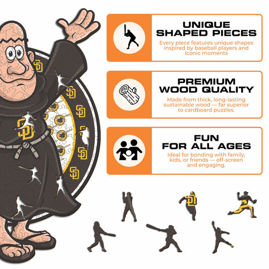 San Diego Padres™ Mascot - Wooden Puzzle