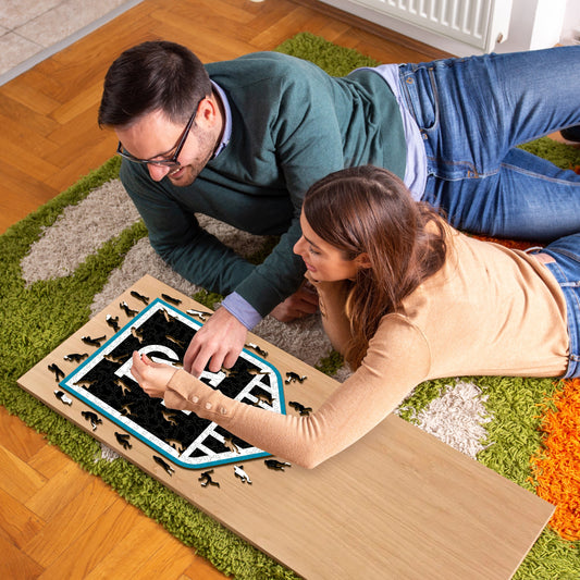 Port Adelaide FC Logo - Wooden Puzzle
