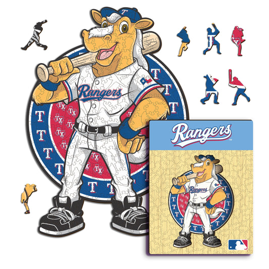 Texas Rangers™ Mascot - Wooden Puzzle
