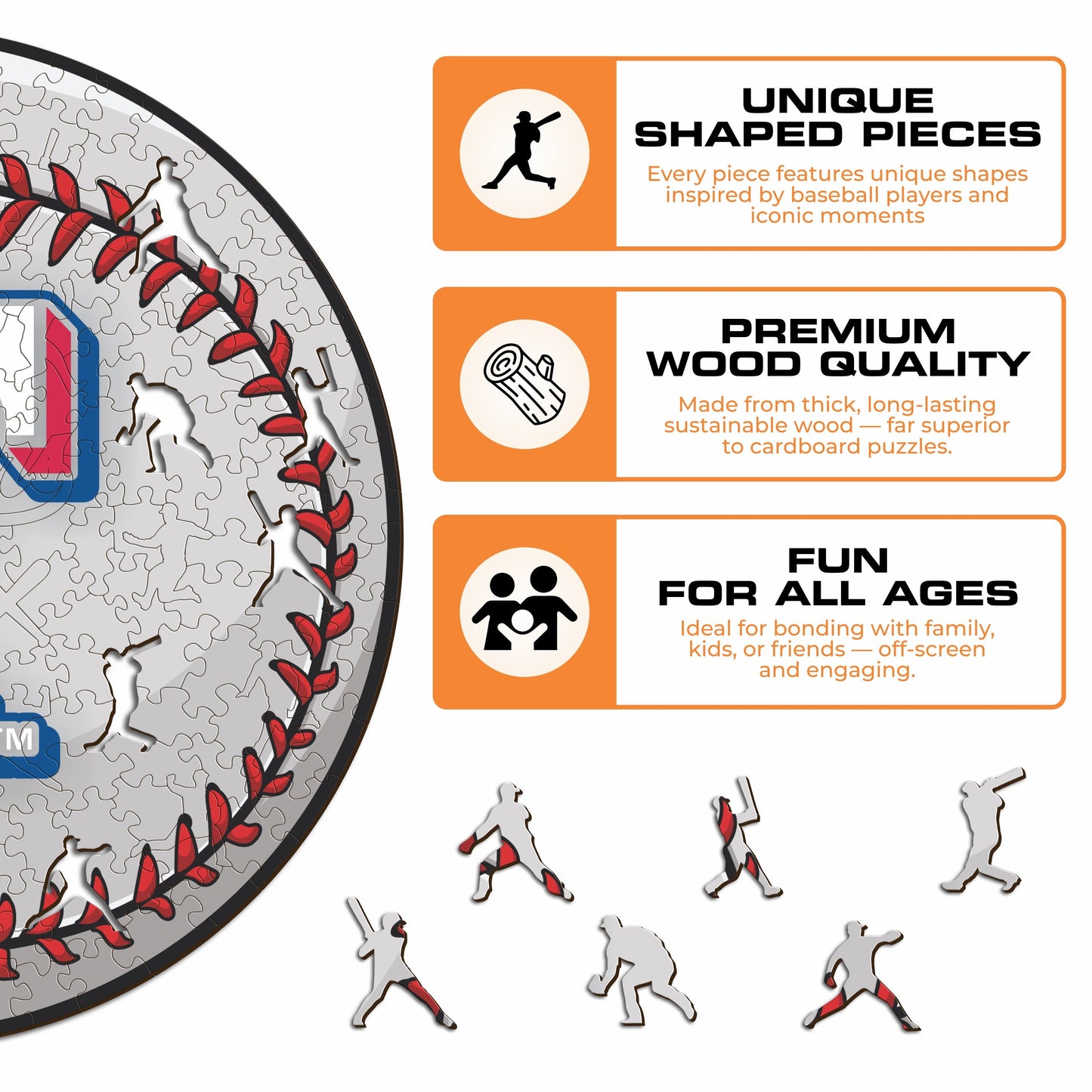 Texas Rangers™ - Wooden Puzzle