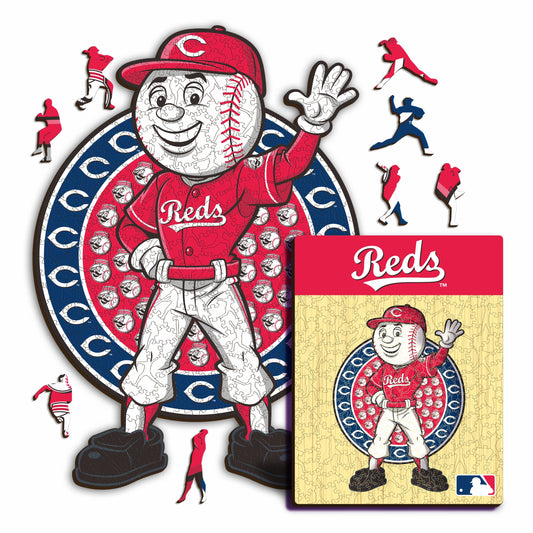 Cincinnati Reds™ Mascot - Wooden Puzzle