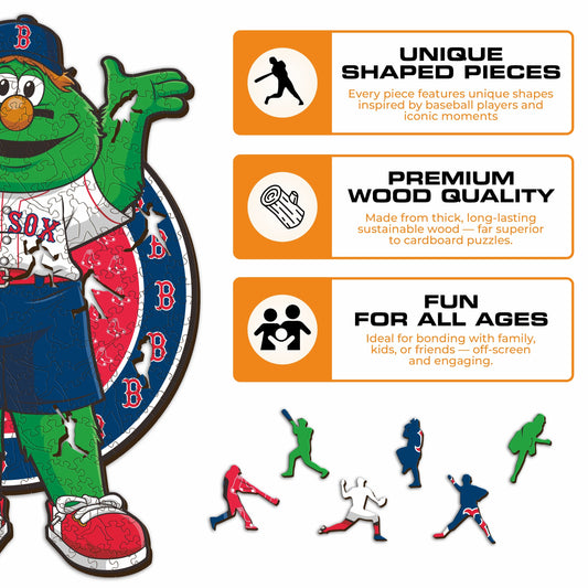 Boston Red Sox™ Mascot - Wooden Puzzle