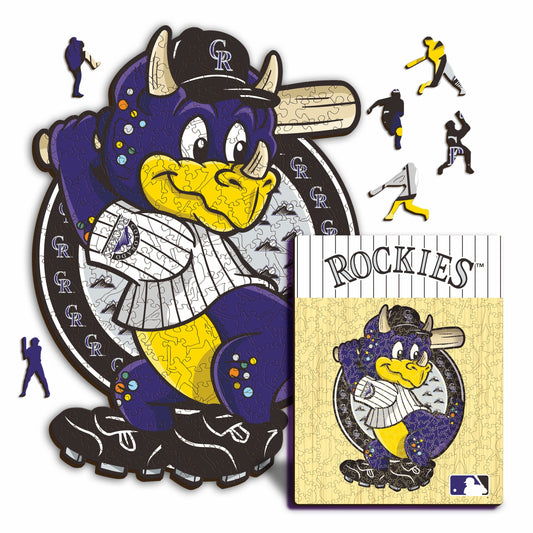 Colorado Rockies™ Mascot - Wooden Puzzle
