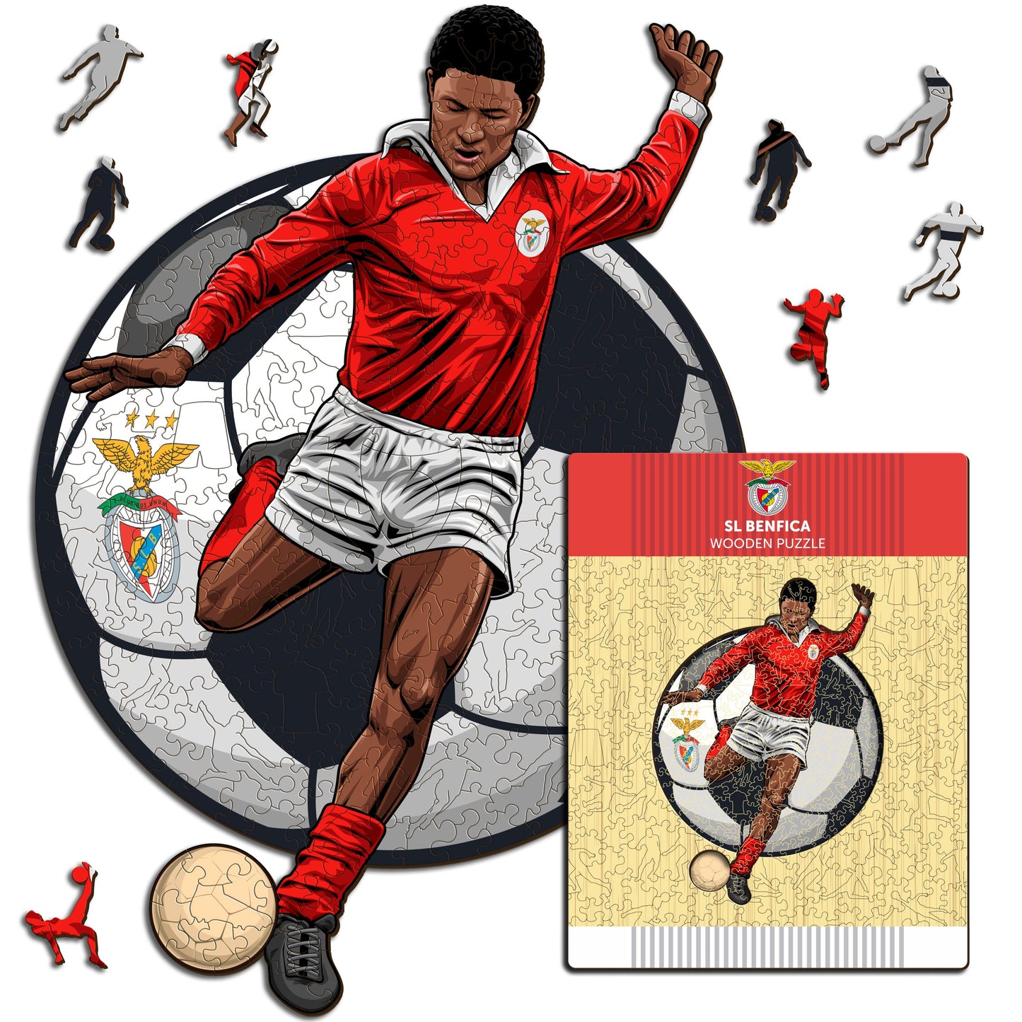 Eusébio - Wooden Puzzle