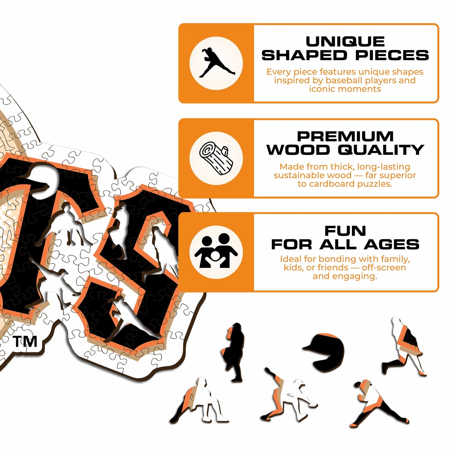 San Francisco Giants™ - Wooden Puzzle