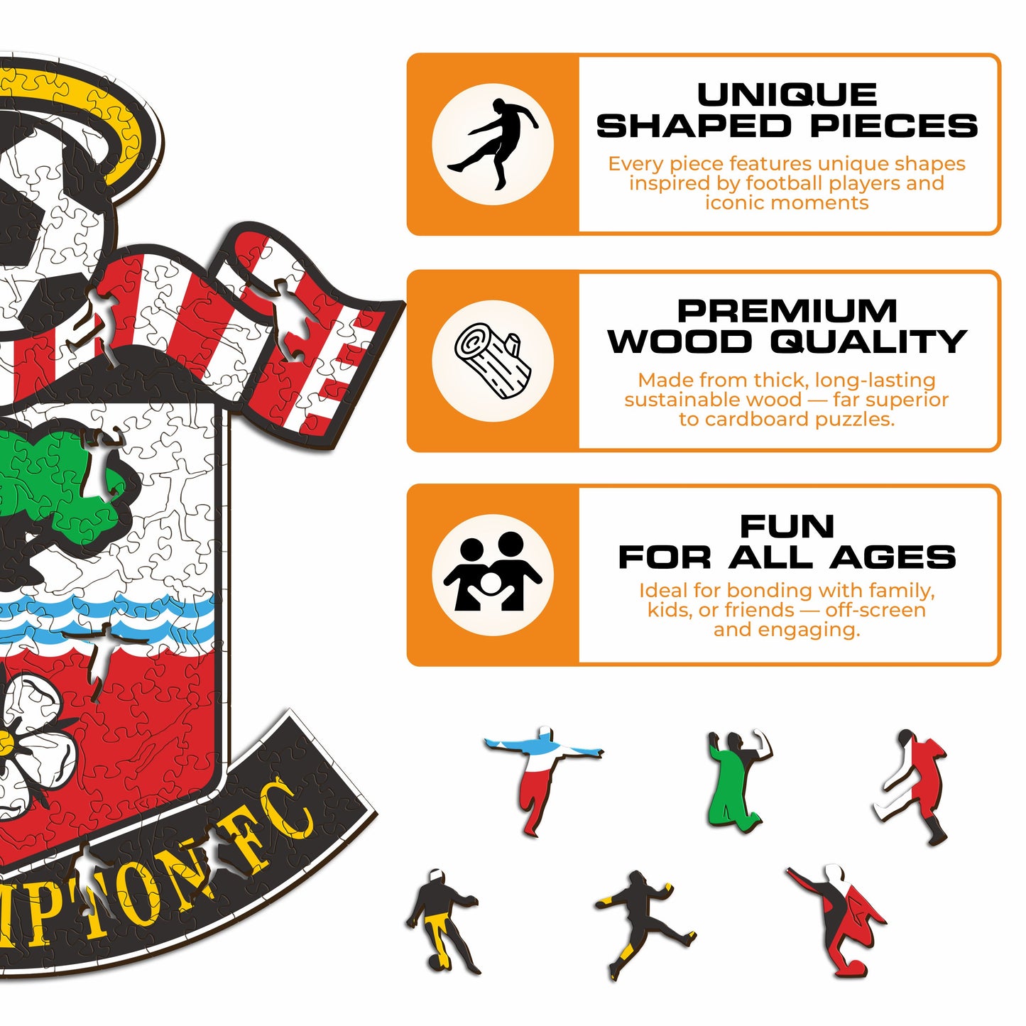 Southampton FC® Logo - Wooden Puzzle