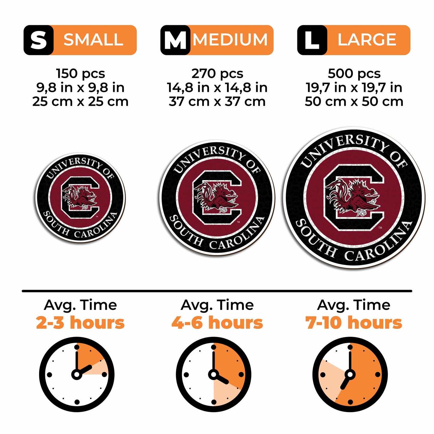 University of South Carolina - Wooden Puzzle