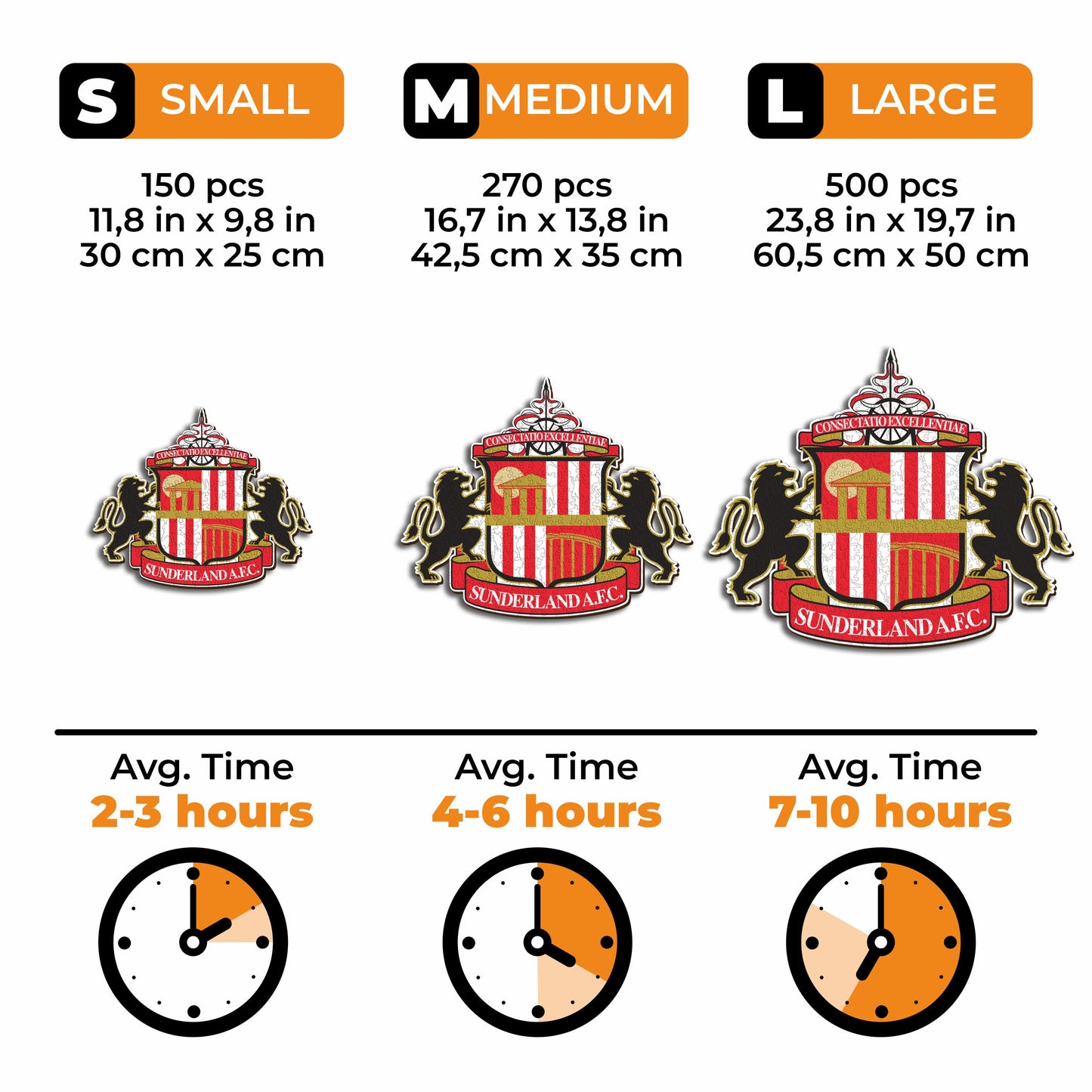 Sunderland AFC® Logo - Wooden Puzzle