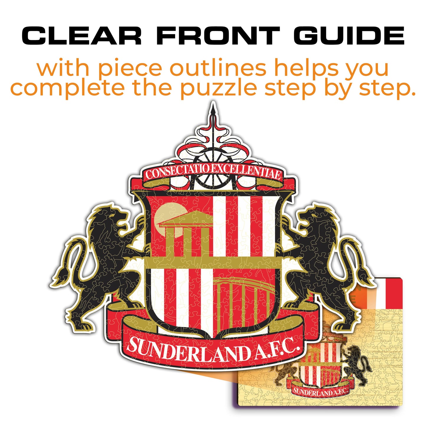 Sunderland AFC® Logo - Wooden Puzzle