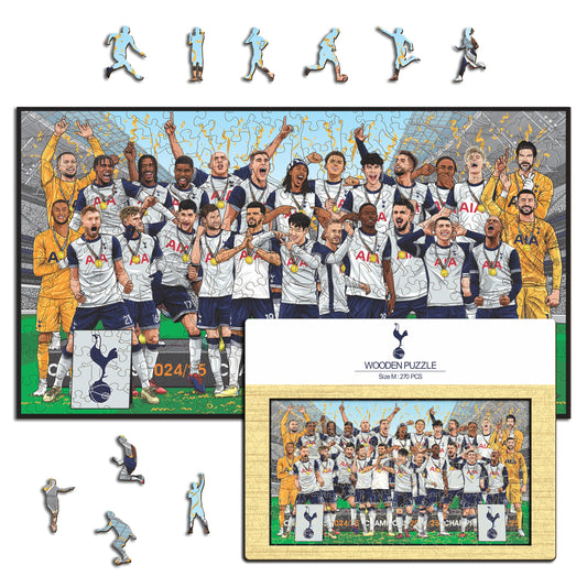 Tottenham Hotspur FC® 2024/25 Team "Europa League Winners" - Wooden Puzzle