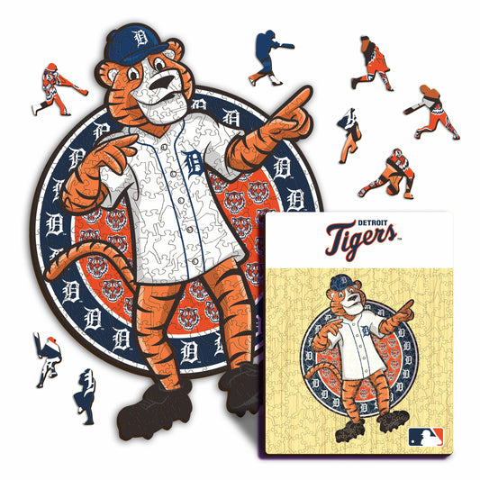 Detroit Tigers™ Mascot - Wooden Puzzle