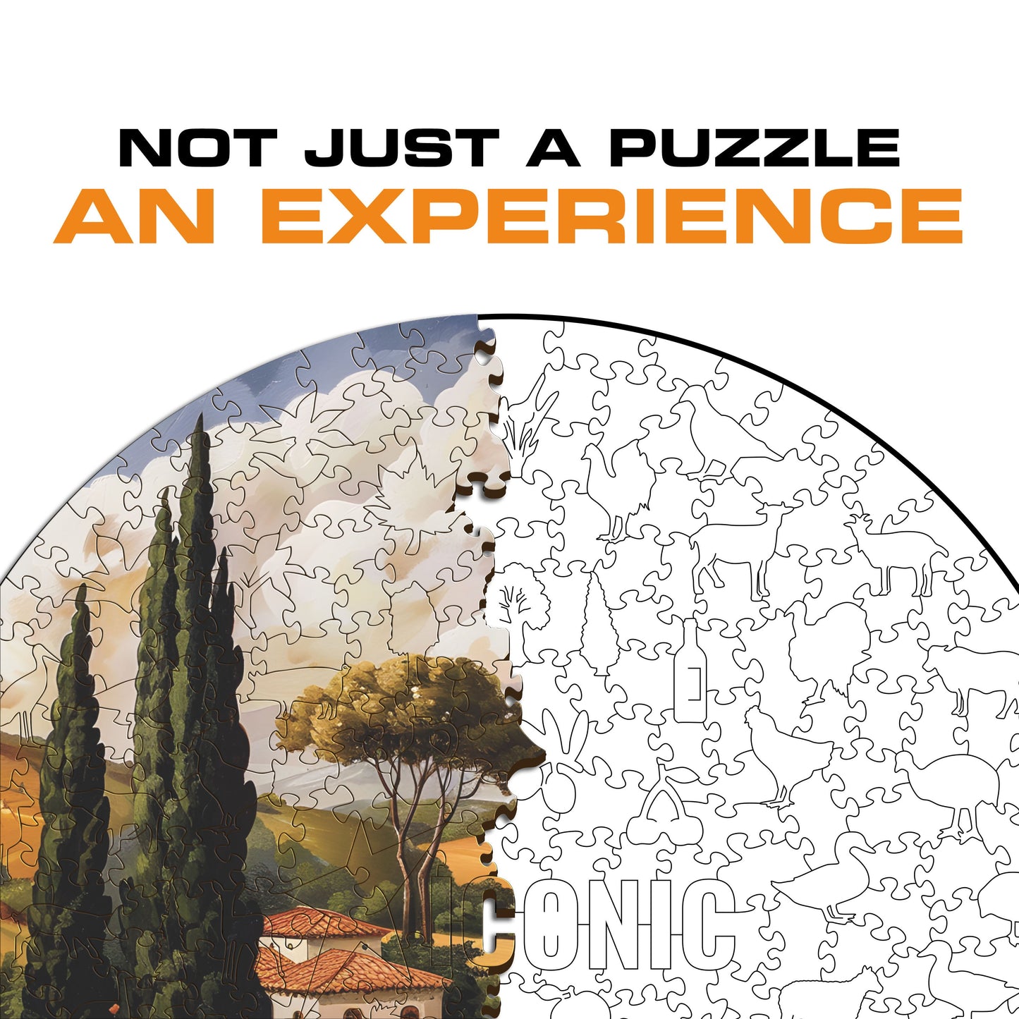 Tuscany - Wooden Puzzle