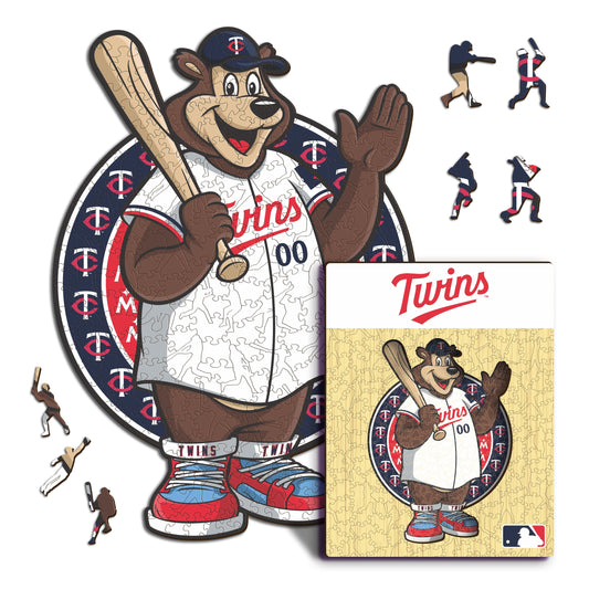 Minnesota Twins™ Mascot - Wooden Puzzle