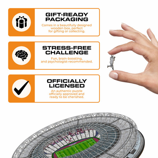 West Ham United FC® Stadium - Wooden Puzzle