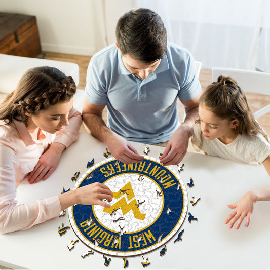 West Virginia University - Wooden Puzzle