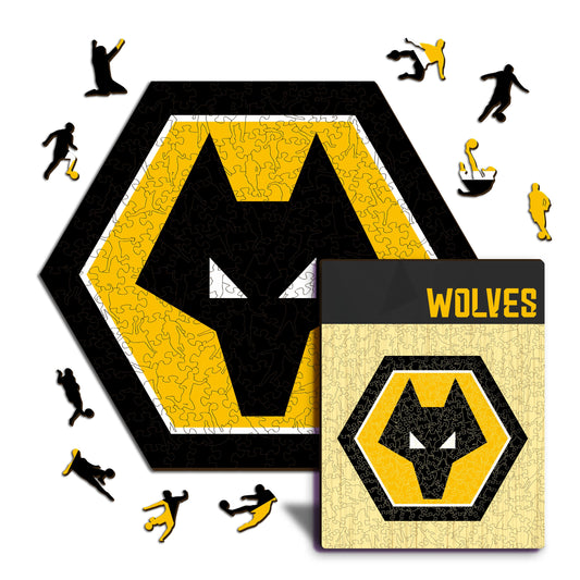 Wolves FC® Logo - Wooden Puzzle