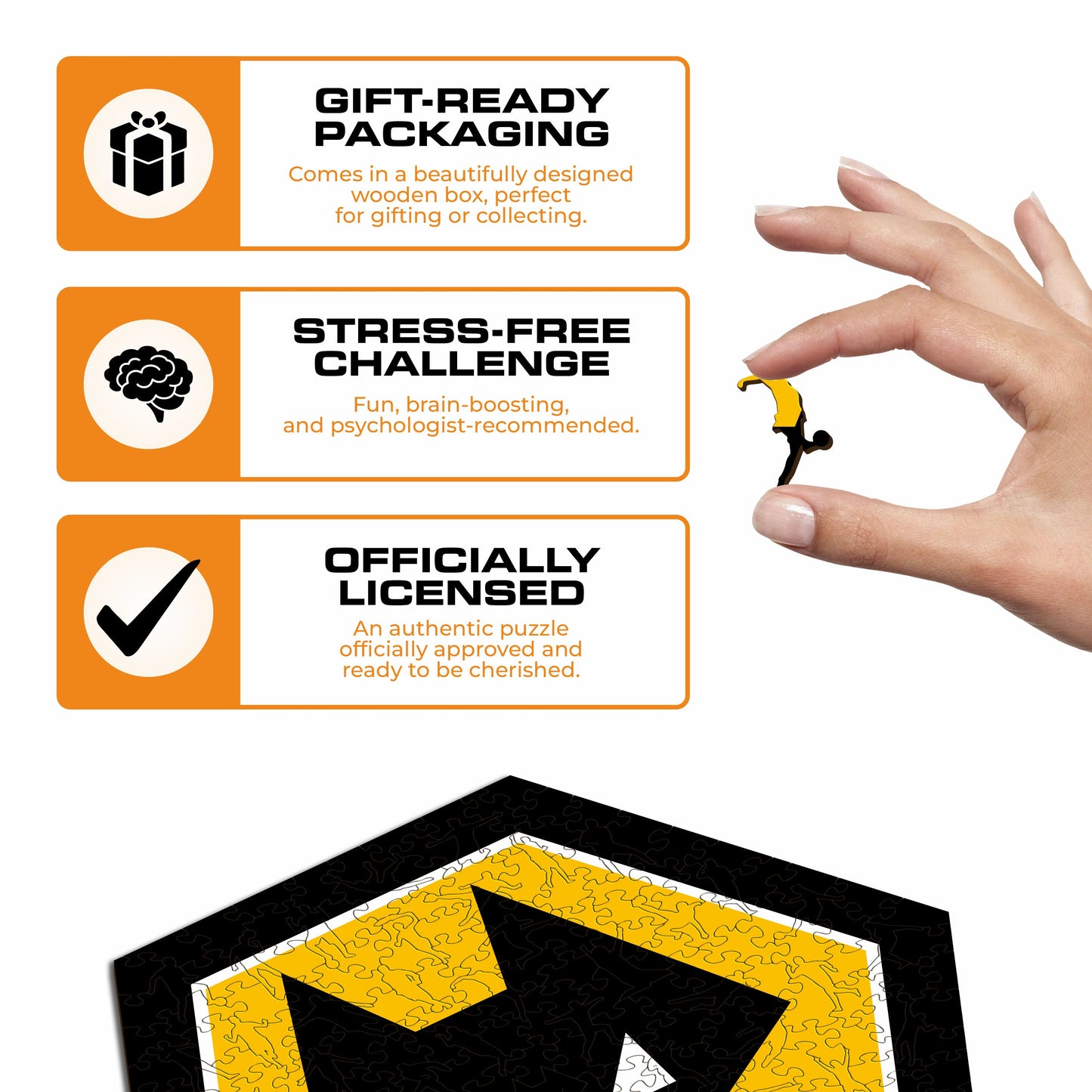 Wolves FC® Logo - Wooden Puzzle