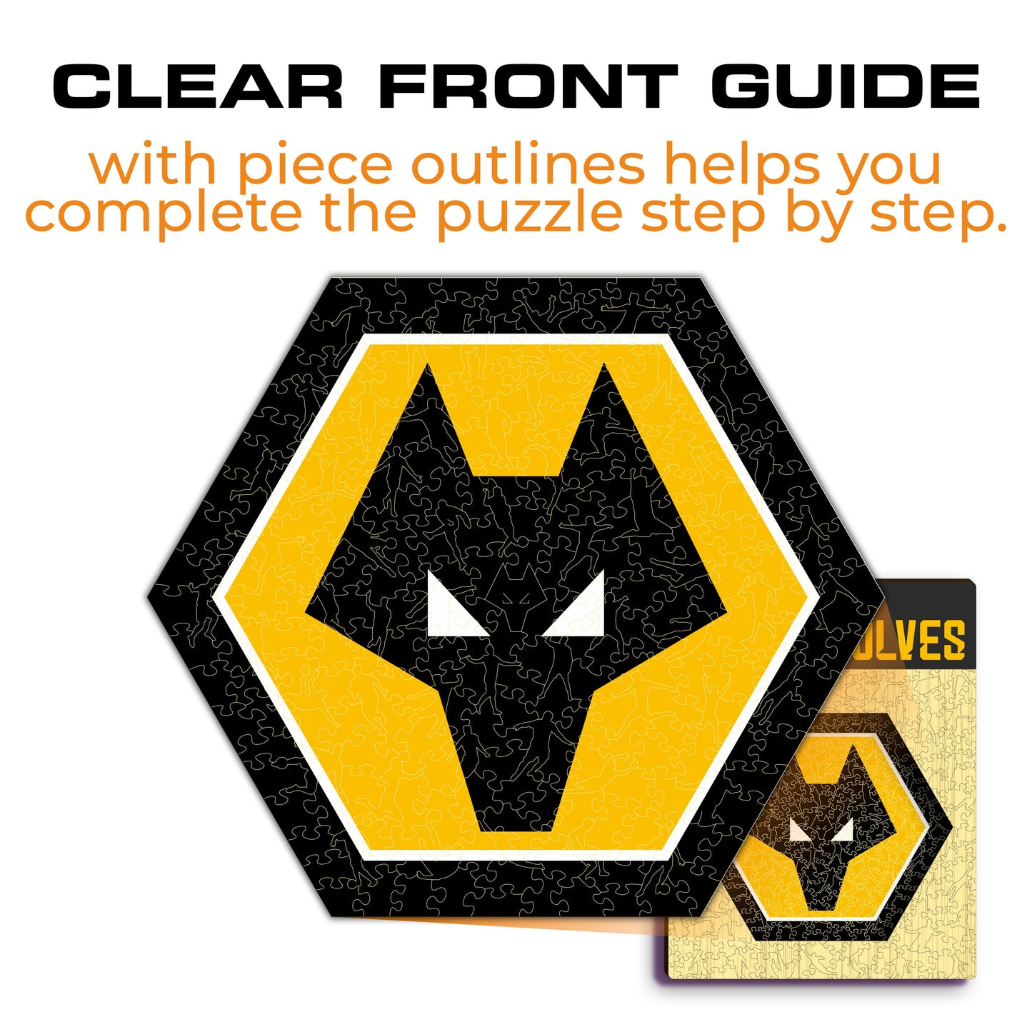 Wolves FC® Logo - Wooden Puzzle