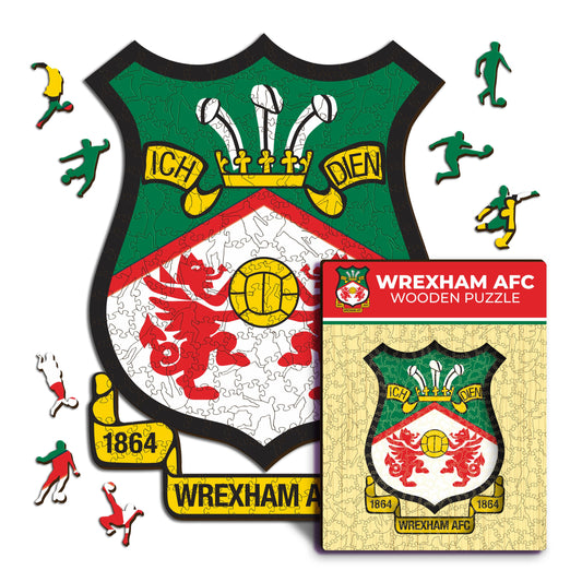 Wrexham AFC® Logo - Wooden Puzzle