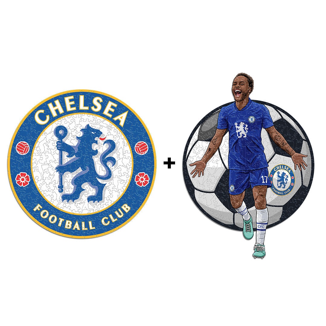 2 PACK Chelsea FC® Logo + Raheem Sterling